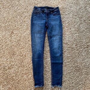 Buckle black Wash ankle skinny